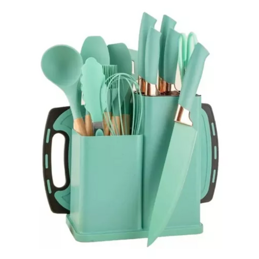 SET COCINA UTENSILIOS COCINA X19 PIEZAS